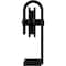 Ekena Millwork Premium J-Top Mount Roller Hanger w/ Bolts for Barn Door for 1 3/8" to 2 1/4" Doors, Matte Black GB60010RMB - alternate 4